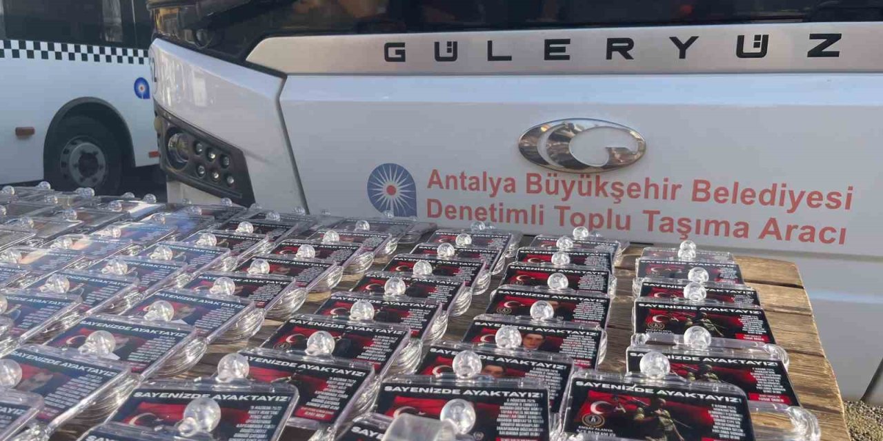 Alanya’da Şehitlerin İsimleri Halk Otobüslerinde Yaşatılacak