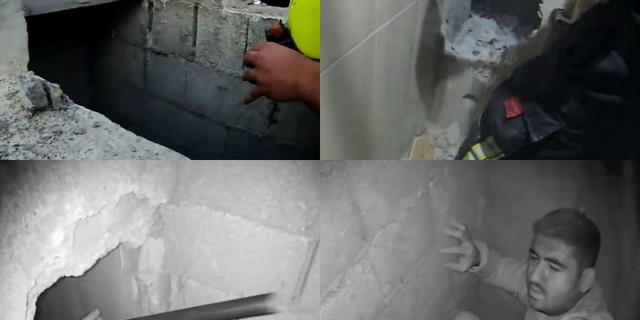 Mersin’de Havalandırma Boşluğunda Nefes Kesen Kurtarma Operasyonu