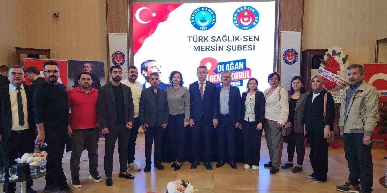 Türk Sağlık-sen Mersin Şubesi’nde Halil Vural Güven Tazeledi