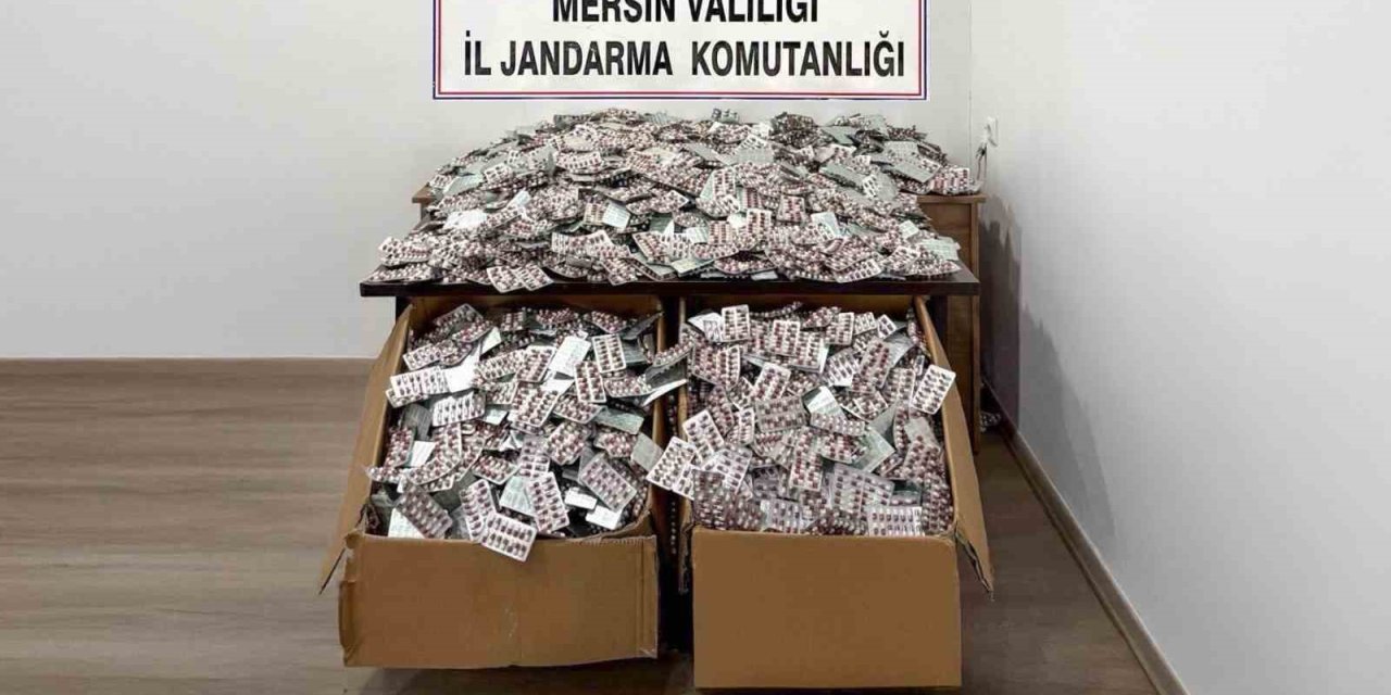 Mersin’de 448 Bin Adet Hap Ele Geçirildi: 4 Tutuklama
