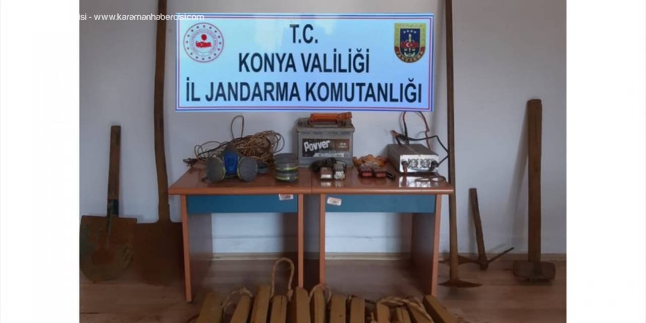 Konya'da Kaçak Kazı Yapan 3 Kişi Yakalandı