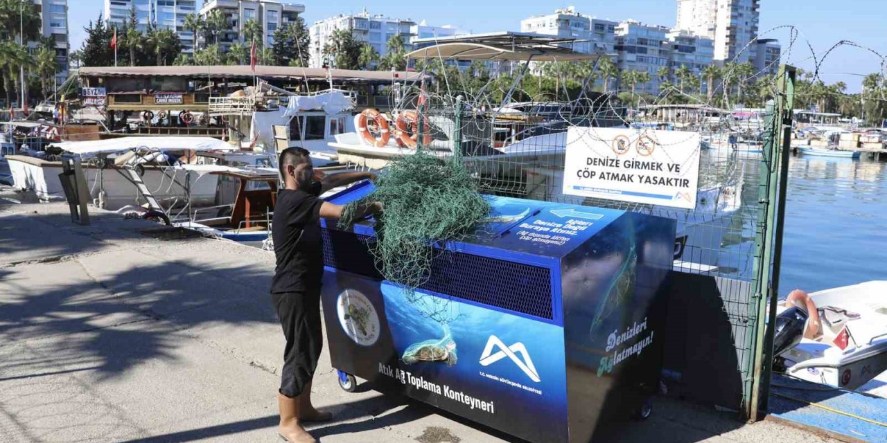 Mersin’de Balıkçı Ağları Geri Dönüşüme Kazandırılıyor