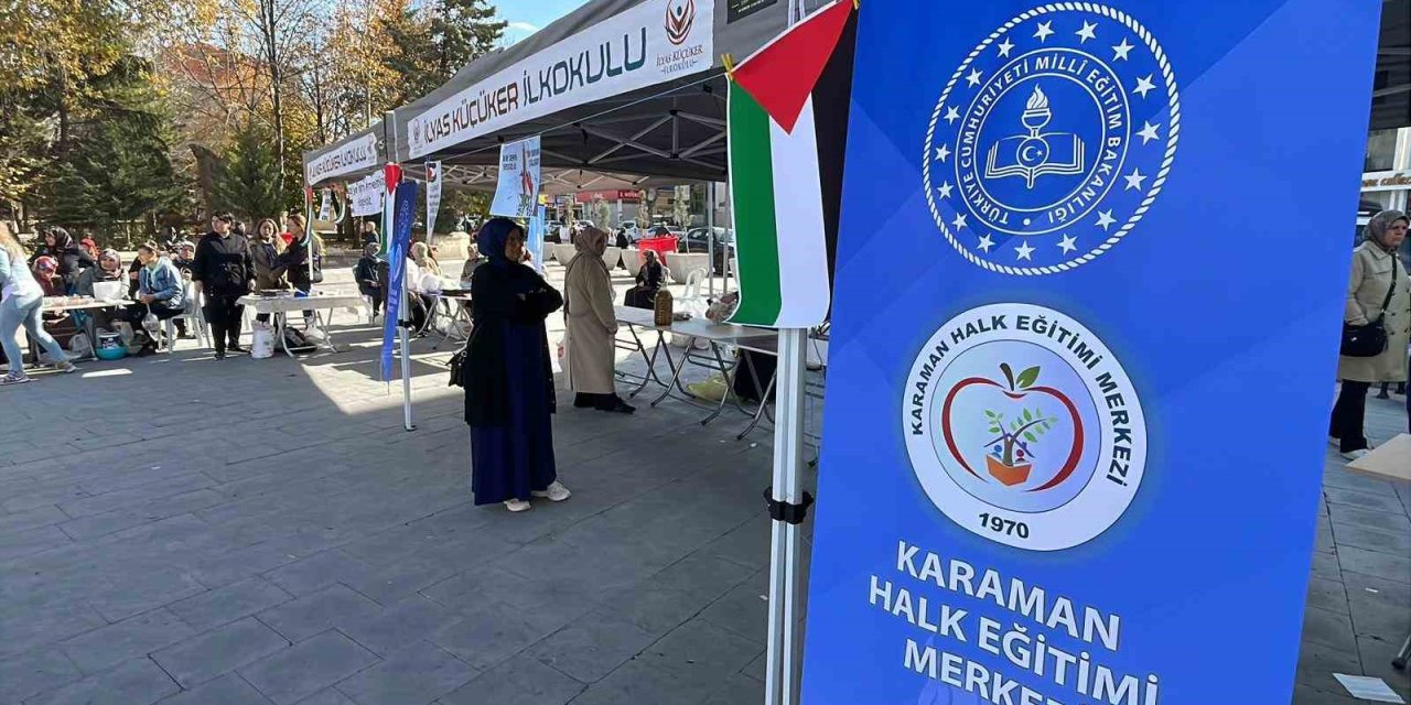 Karaman’da Gazze İçin Hayır Panayırı Düzenlendi