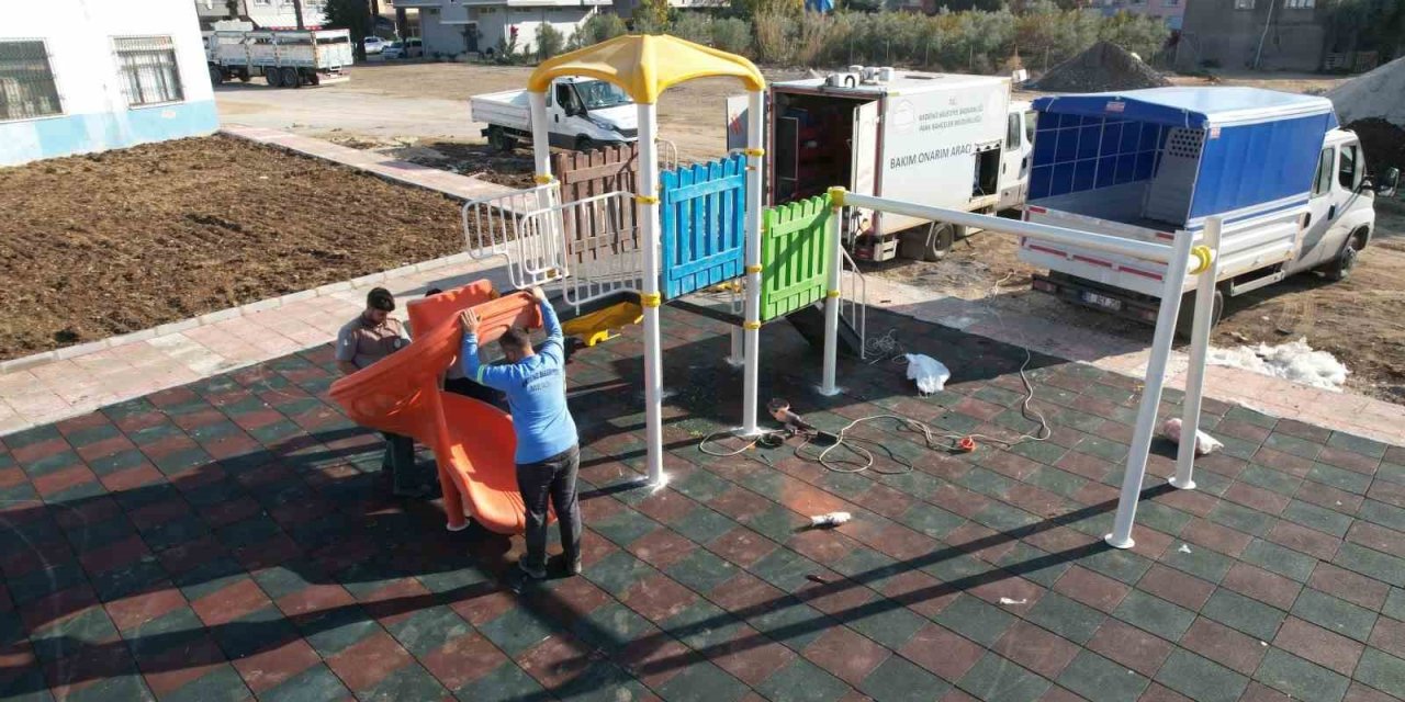 Akdeniz’de Bir Park Daha Yenilendi