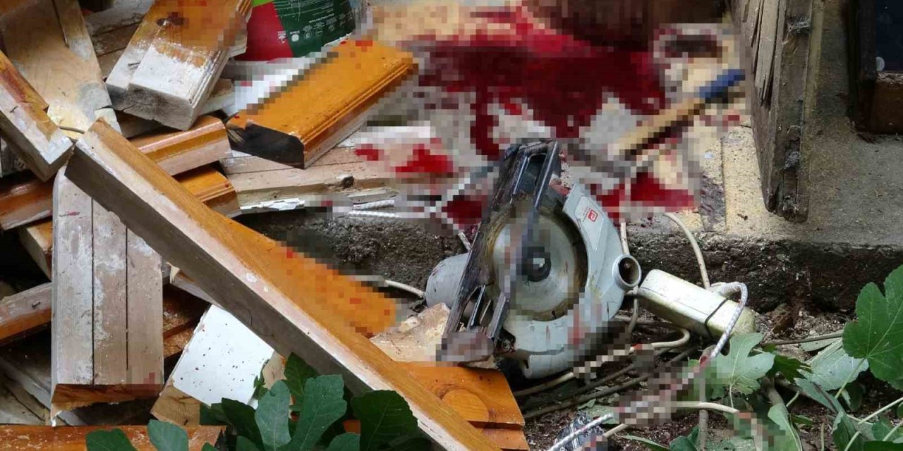 Bacağını Elektrikli Testereye Kaptıran Yaşlı Adam Ağır Yaralandı, Olayı Haber Alan Torun Gözyaşlarına Boğuldu