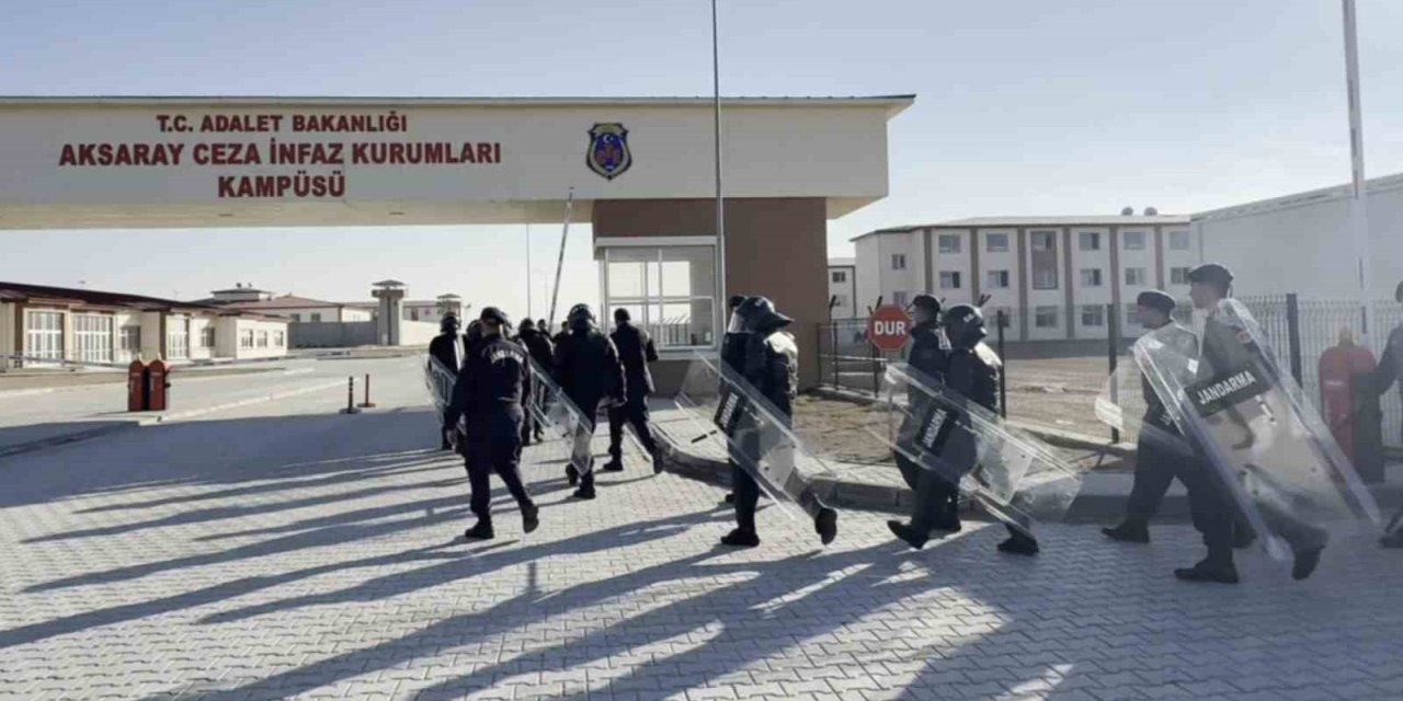 Aksaray Cezaevinde Tatbikat Alarmı