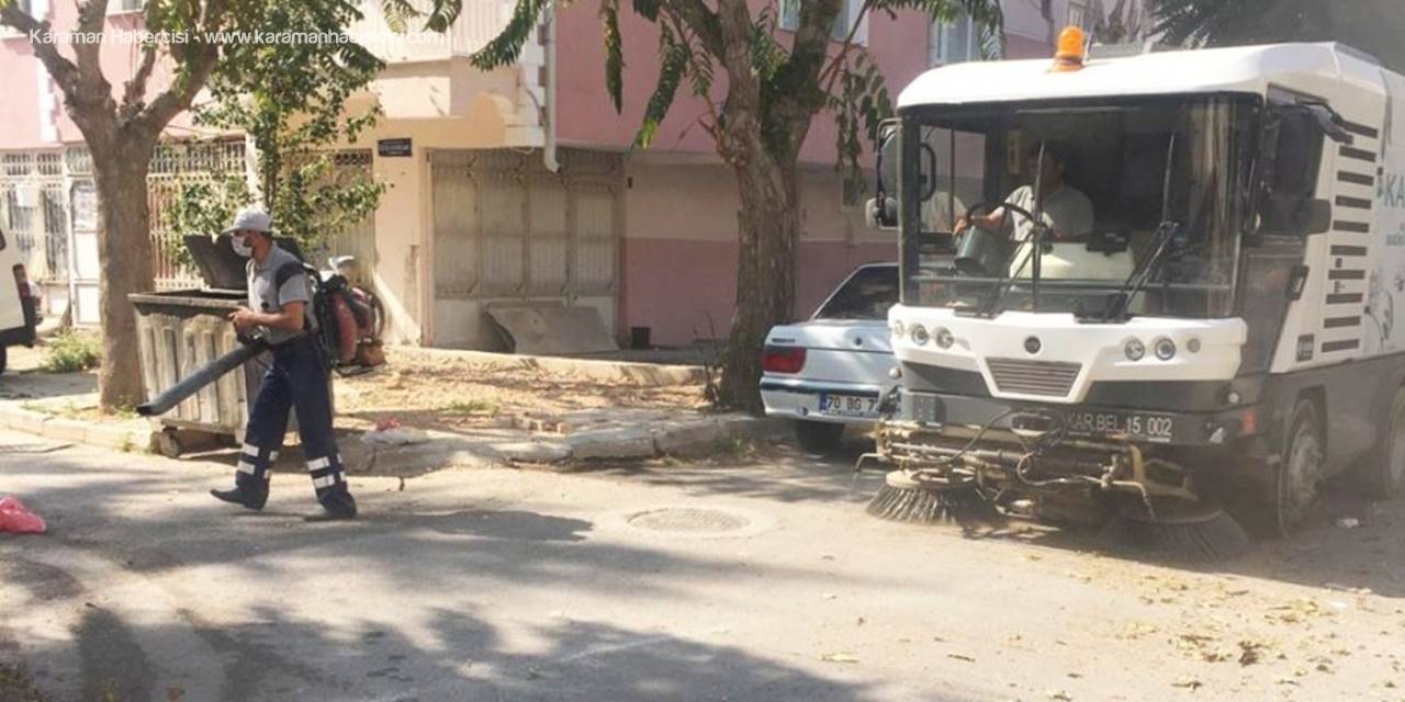 Karaman Belediyesinde Temizlik İşleri Kesintisiz Hizmet Veriyor