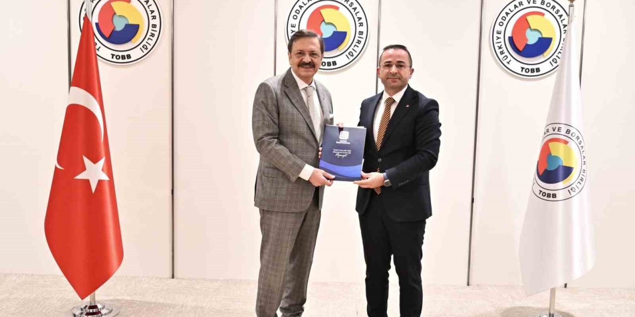 Başkan Güngör, Başkan Hisarcıklıoğlu’na Dosya Sundu