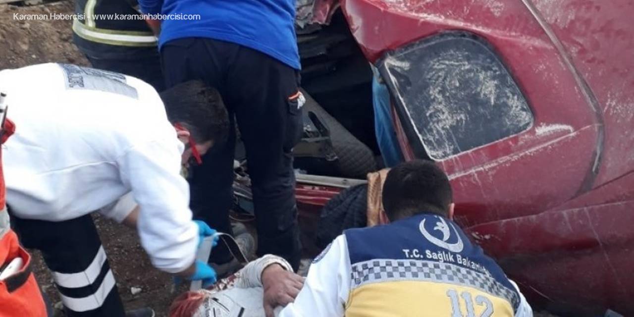 Devrilen Kamyonda Sıkışan Sürücüyü Afad Ve İtfaiye Kurtardı