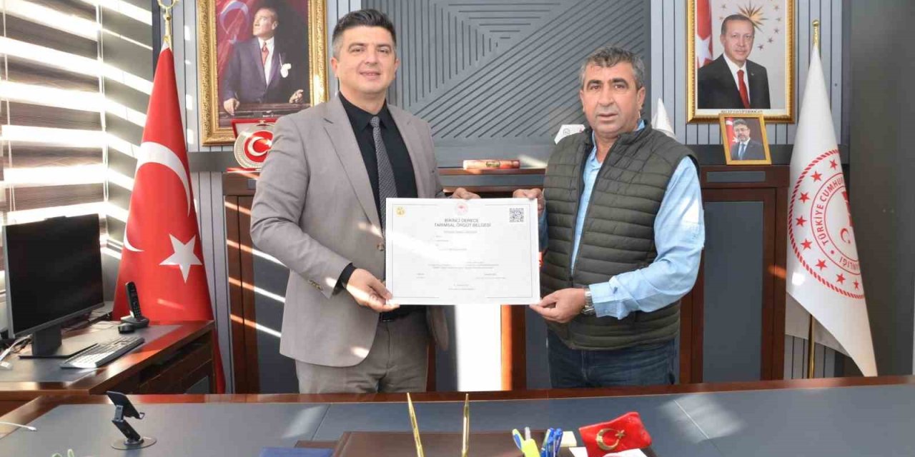 Niğde Süt Üreticileri Birliği’ne 1. Derece Tarımsal Örgüt Belgesi