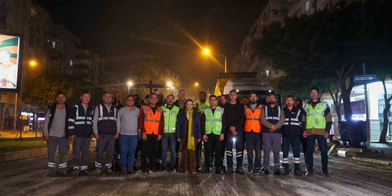 100. Yıl Bulvarı’nda Asfalt Çalışmasının İlk Etabı Tamamlandı