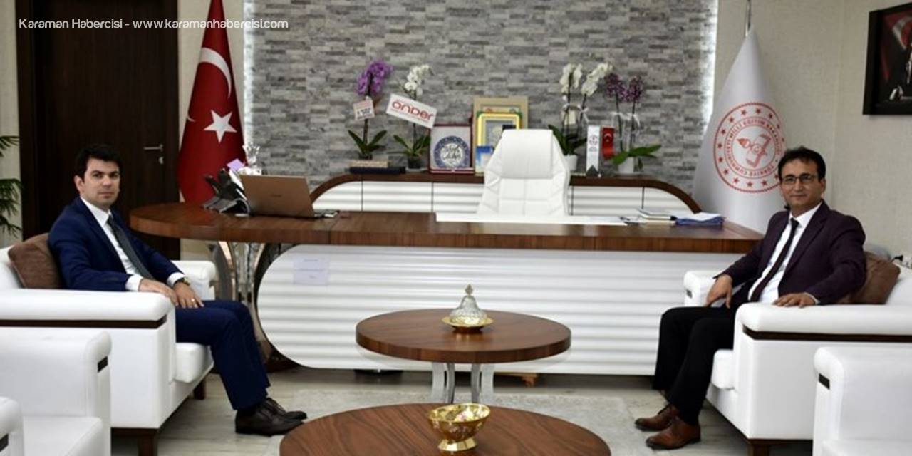 İl Milli Eğitim Müdürü Mehmet Çalışkan'ın göreve atanması nedeniyle hayırlı olsun ziyaretleri devam ediyor.