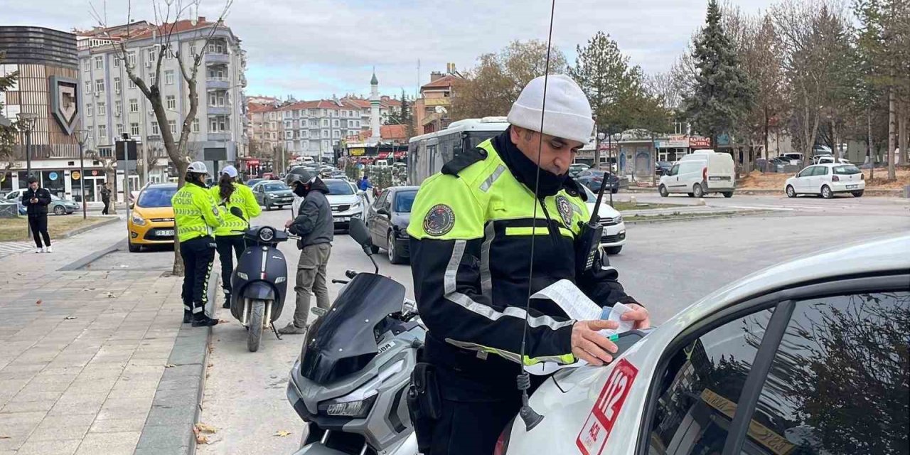 Karaman’da Motosiklet Denetimleri Devam Ediyor