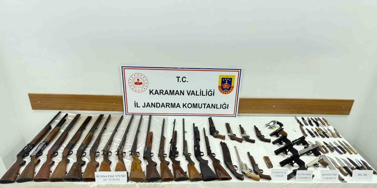 Karaman’da Jandarmadan Silah Operasyonu: 1 Gözaltı