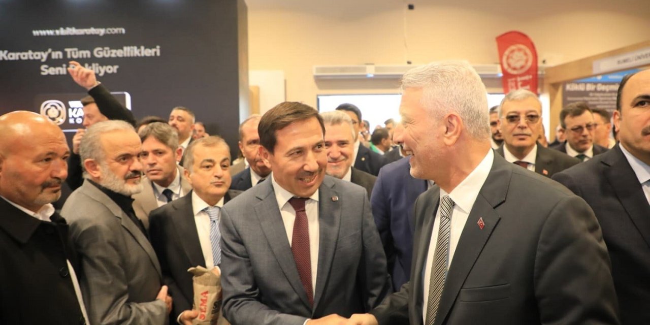 Karatay Belediyesi’nin İstanbul’daki "konya İl Tanıtım Günleri" Standına Yoğun İlgi