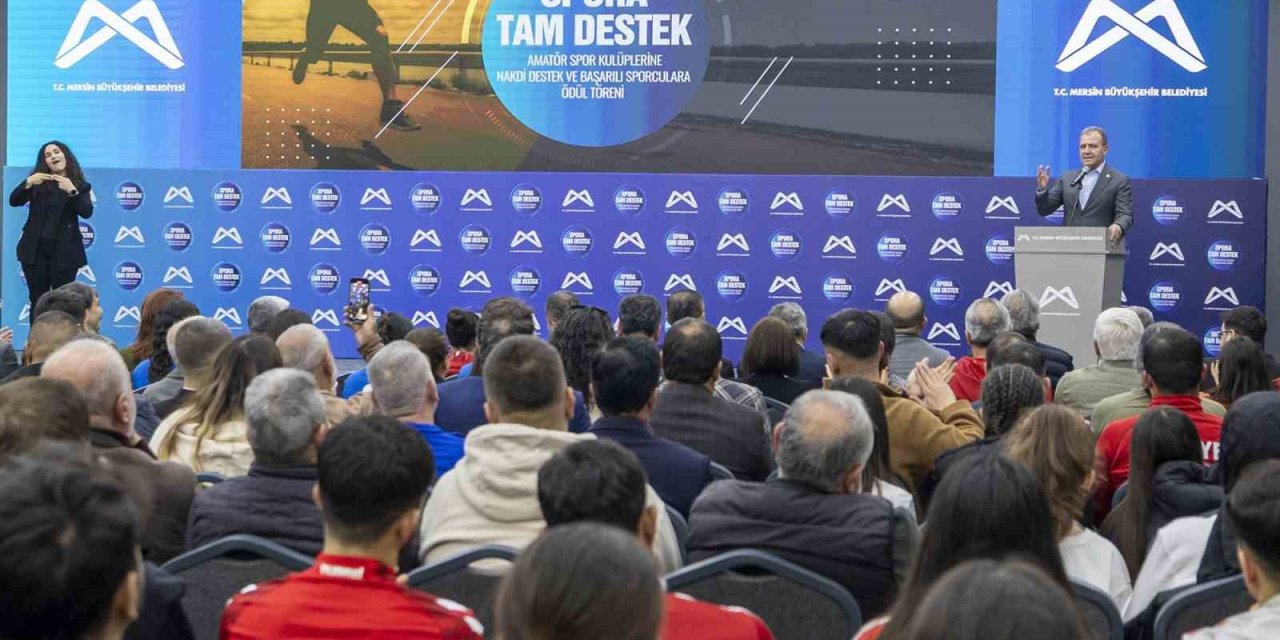 Mersin Büyükşehir Belediyesinden Spora 20 Milyon 781 Bin Tl’lik Destek