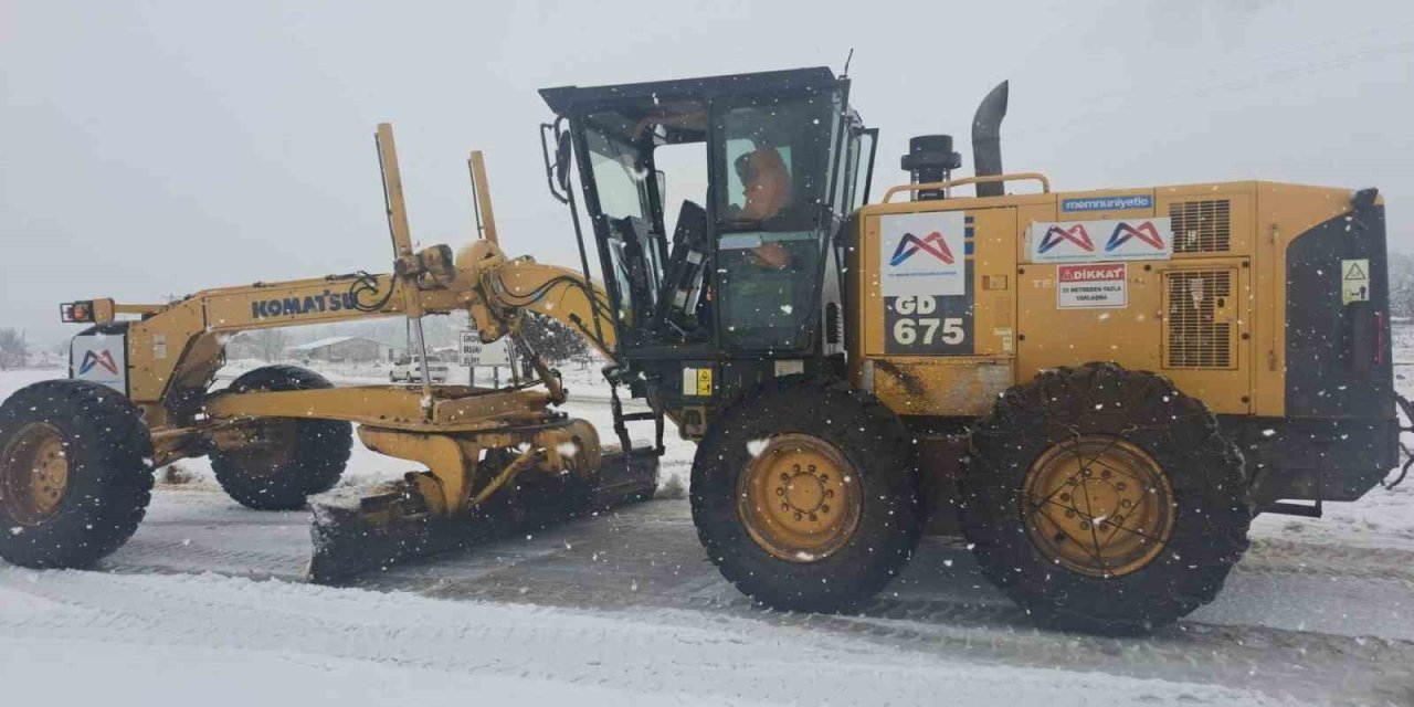 Silifke’nin Kırsalında Karla Mücadele