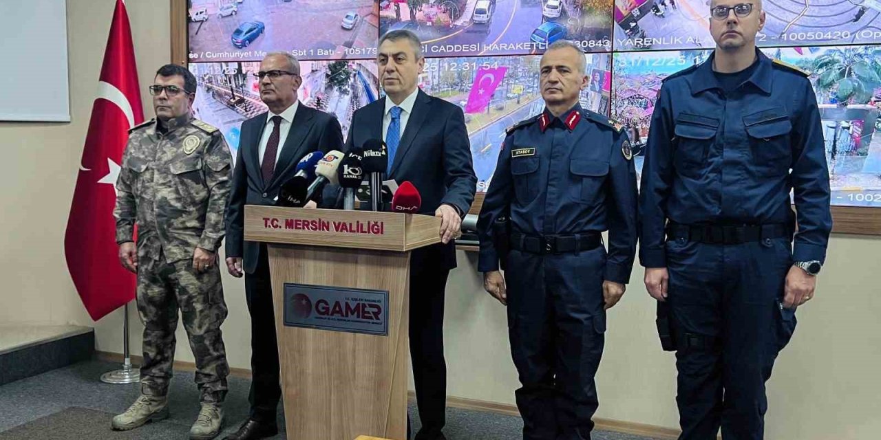 Mersin’de Yılbaşı Tedbirleri Üst Seviyede: 12 Bin 216 Güvenlik Personeli Görevde