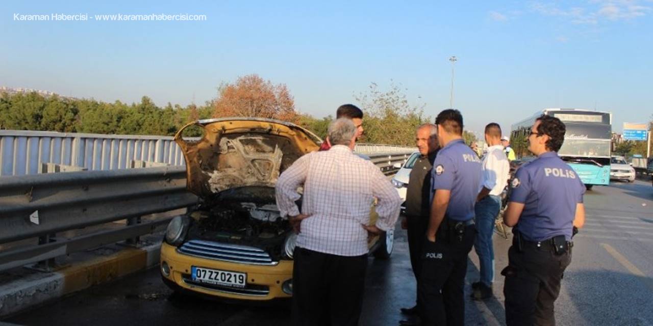 6 Bin Liraya Yaptırılan Otomobil 5’inci Kilometrede Yandı