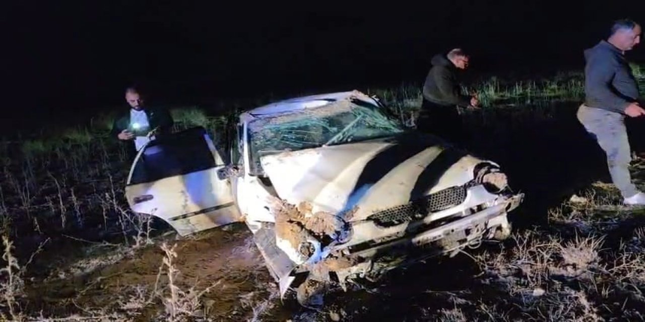 Aksaray’da Otomobil Şarampole Takla Attı: 3 Kişi Yaralandı