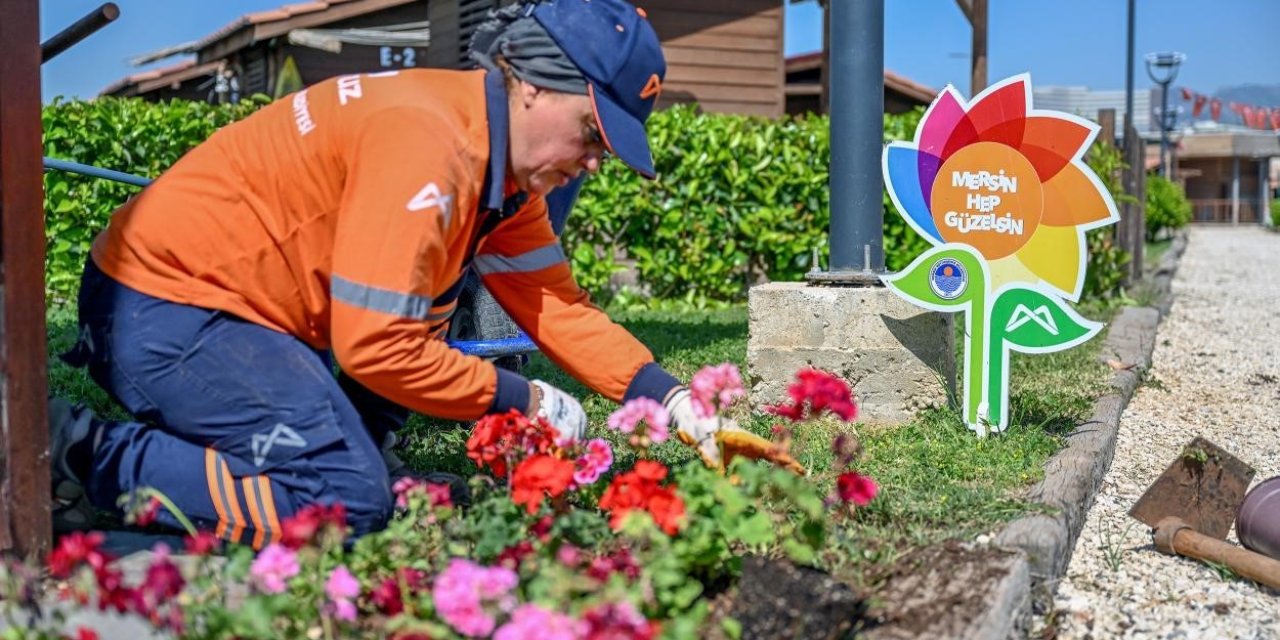Mersin’de Yeşil Alanlar İklim Dostu Uygulamalarla Büyütüldü