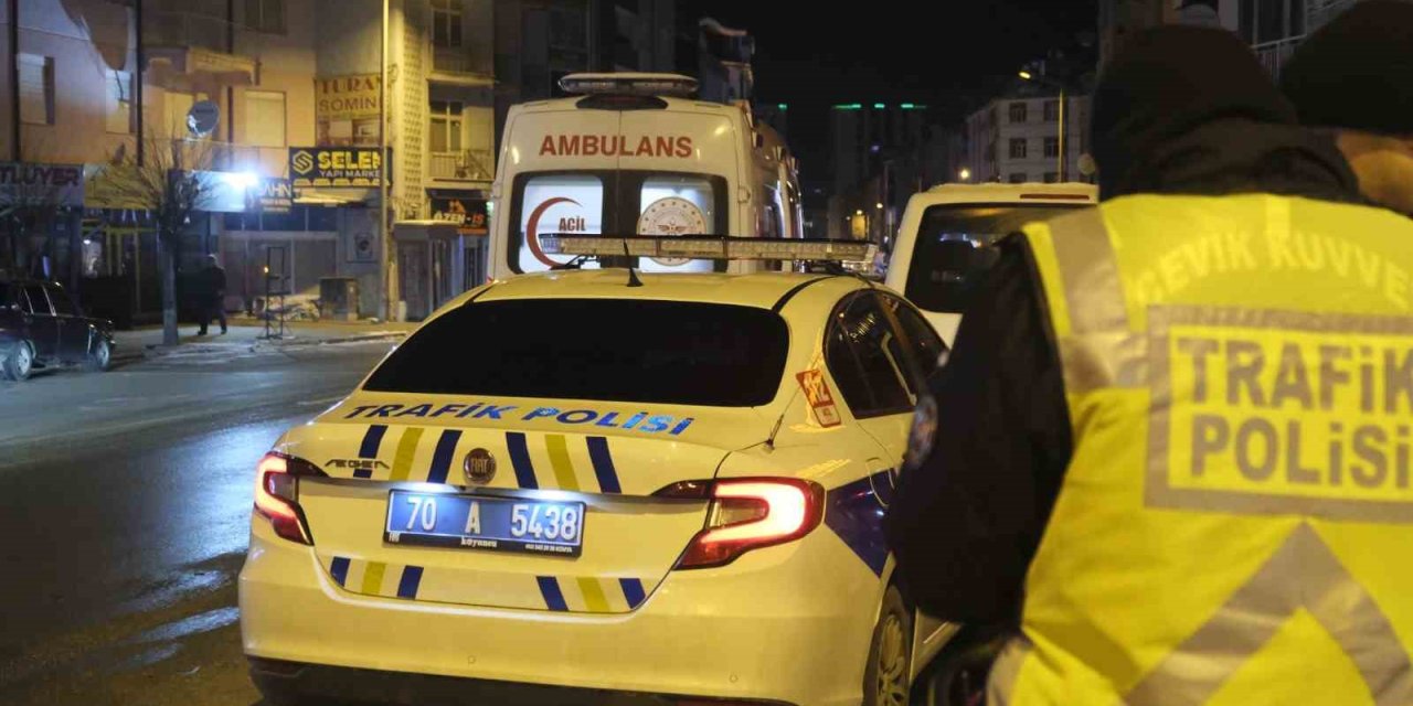 Karaman’da Trafik Kazası: 1 Yaralı