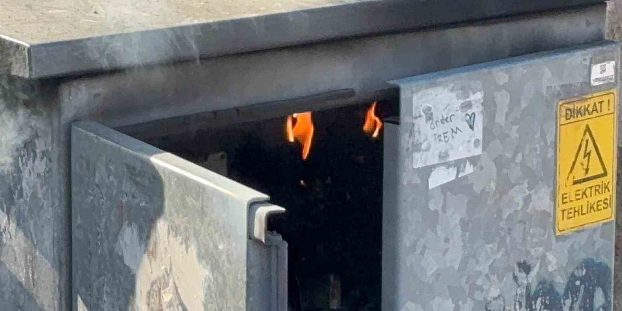 Elektrik Panosundaki Yangın Korkuttu