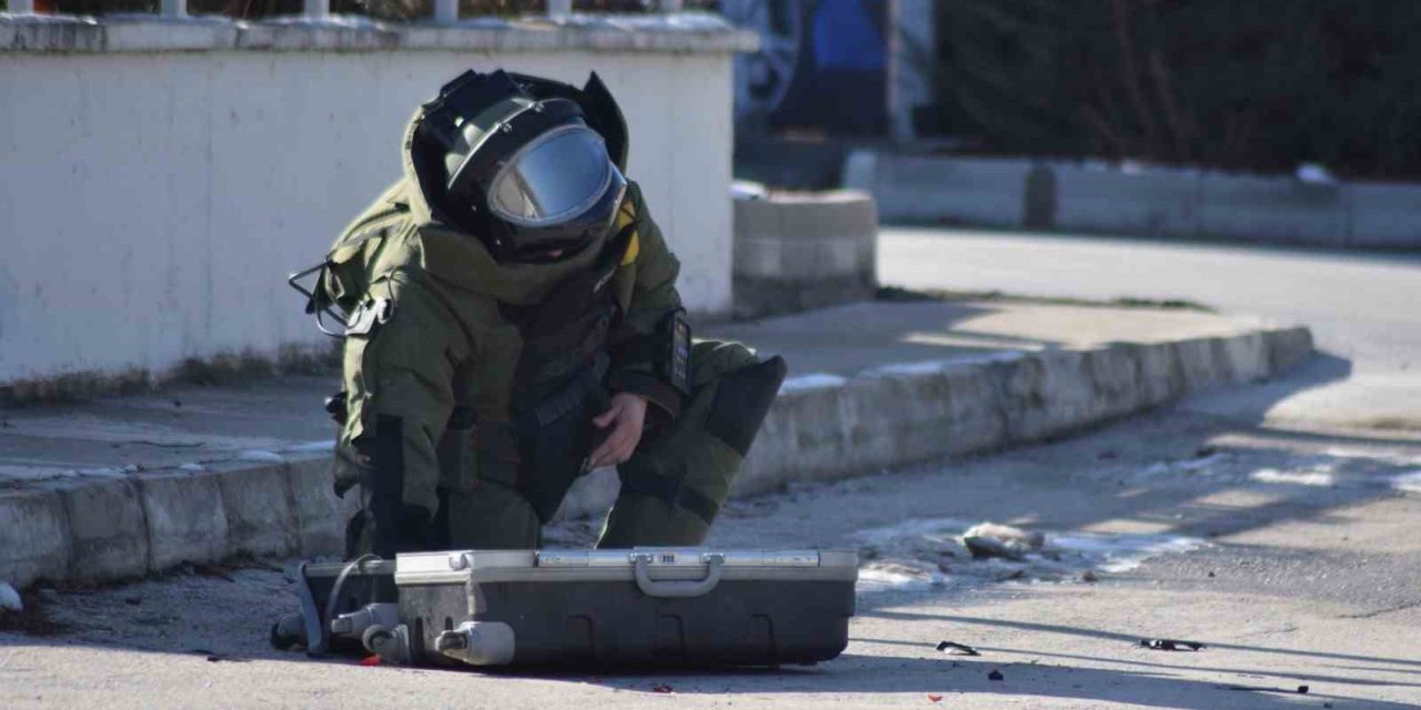 Karaman’da Fünye İle Patlatılan Valiz Boş Çıktı