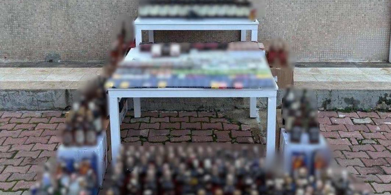 Antalya’da 852 Litre Kaçak Alkol Ele Geçirildi