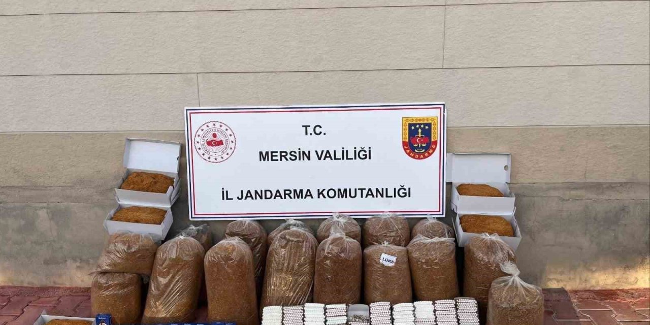 Mersin’de 13 Bin 500 Kaçak Makaron Ele Geçirildi