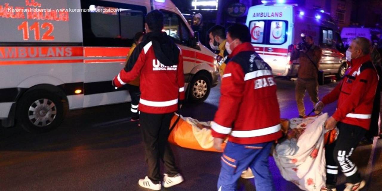 Başkent’te Alevlerin Arasında Kalan Kadın Balkondan Atladı: 1 Yaralı