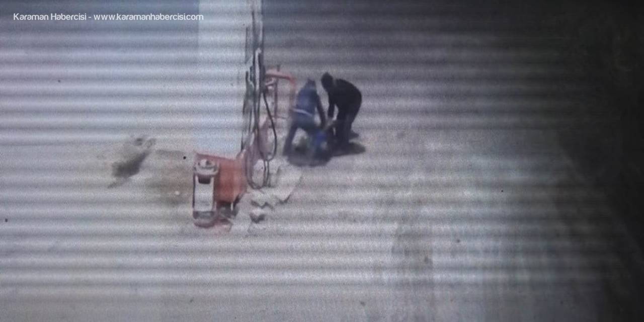 Pompa Görevlisinin Darp Edilip Gasp Edildiği Anlar Anbean Kamerada