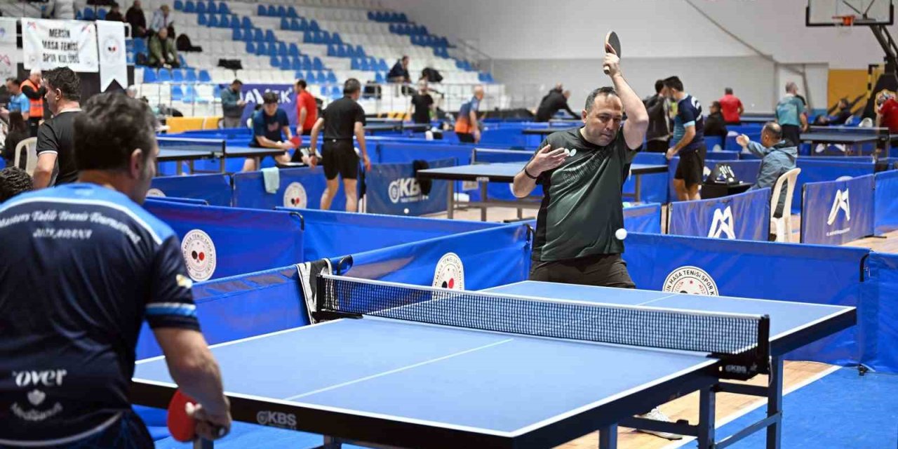Mersin’de 5. Ulusal Masa Tenisi Veteran Turnuvası Tamamlandı