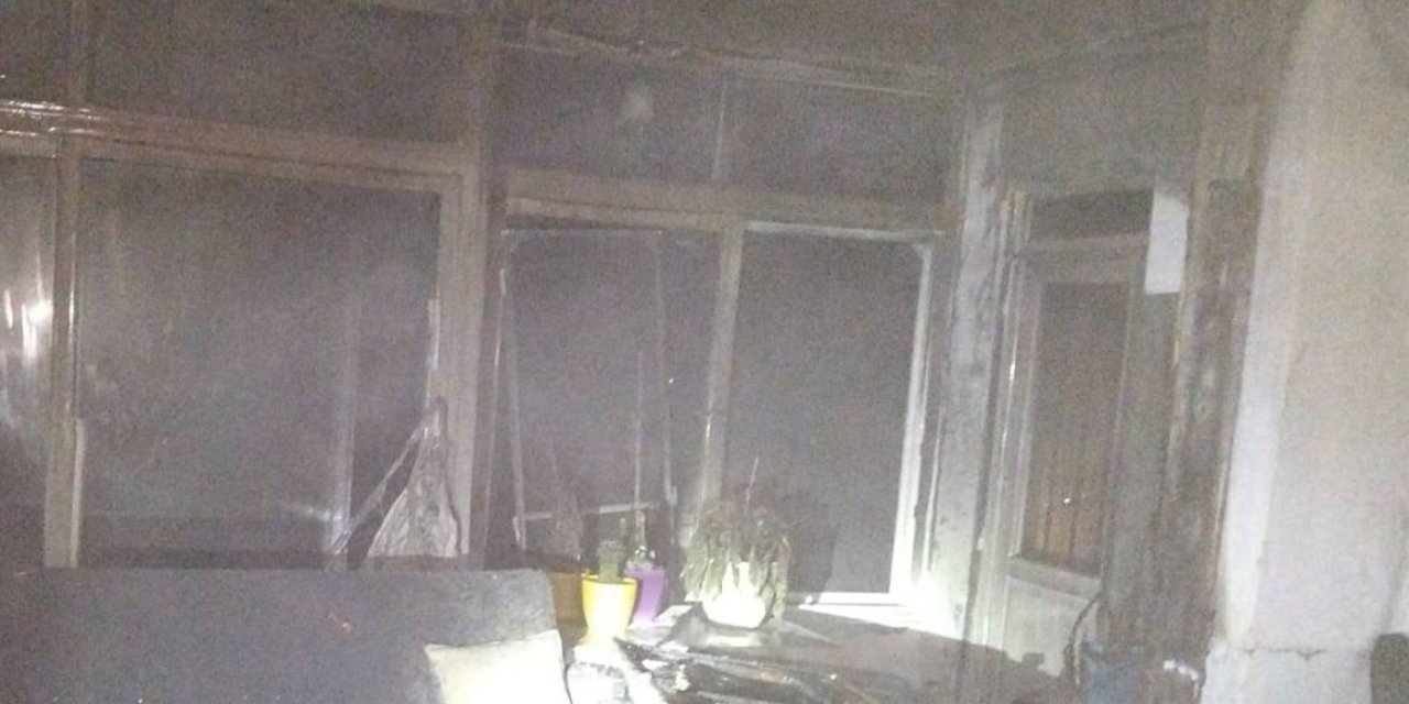 Alanya’da Müstakil Evde Çıkan Yangın İtfaiye Ekiplerince Söndürüldü