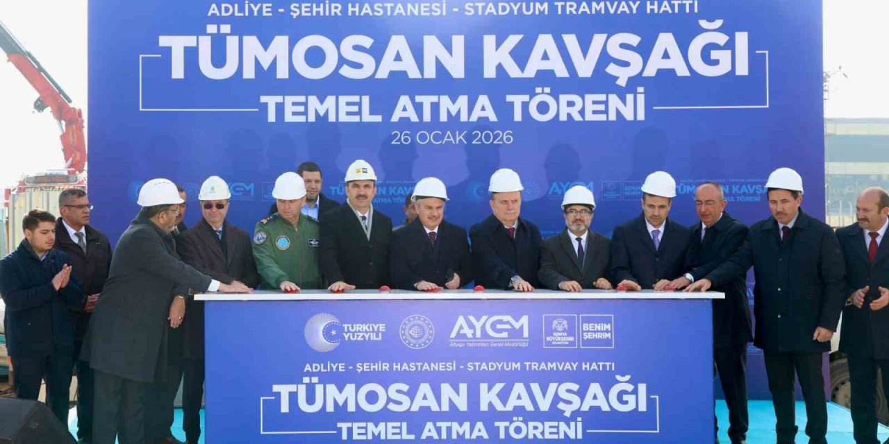 Konya’nın Gelişen Raylı Sistem Yolculuğunda Önemli Bir Yatırımın Daha Temeli Atıldı