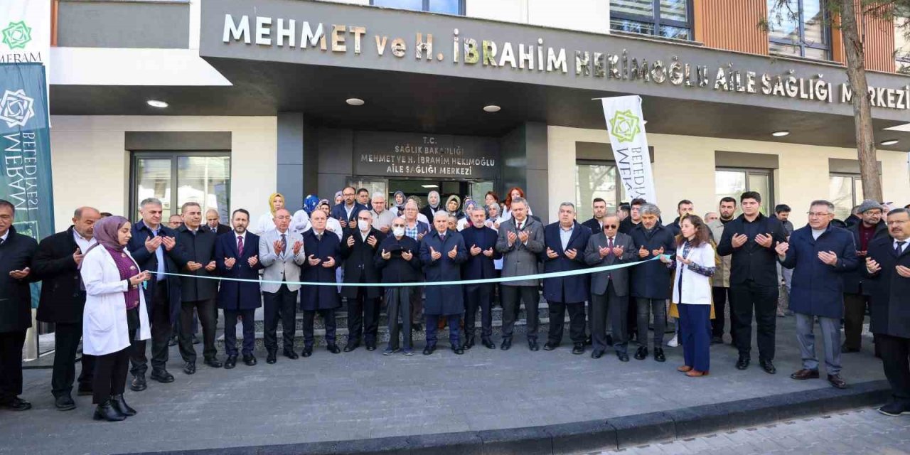 Meram’da 21 Bin Kişiye Hizmet Verecek Sağlık Üssü Hizmete Girdi