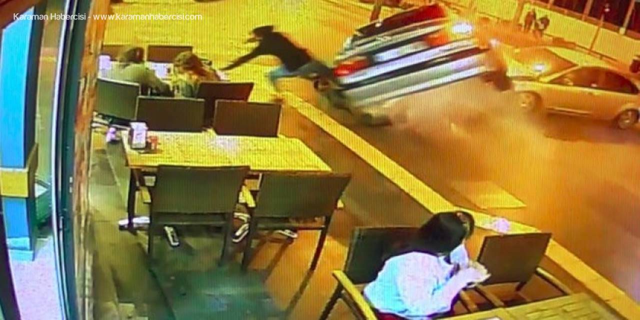 Kaldırımda Bekleyen Bisikletli Dehşeti Yaşadı