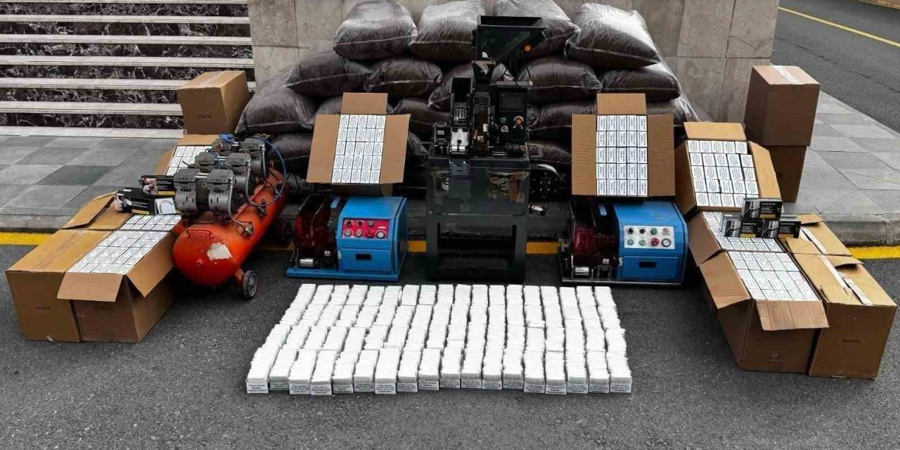 Mersin’de Kaçak Tütün Ve Makaron Ele Geçirildi