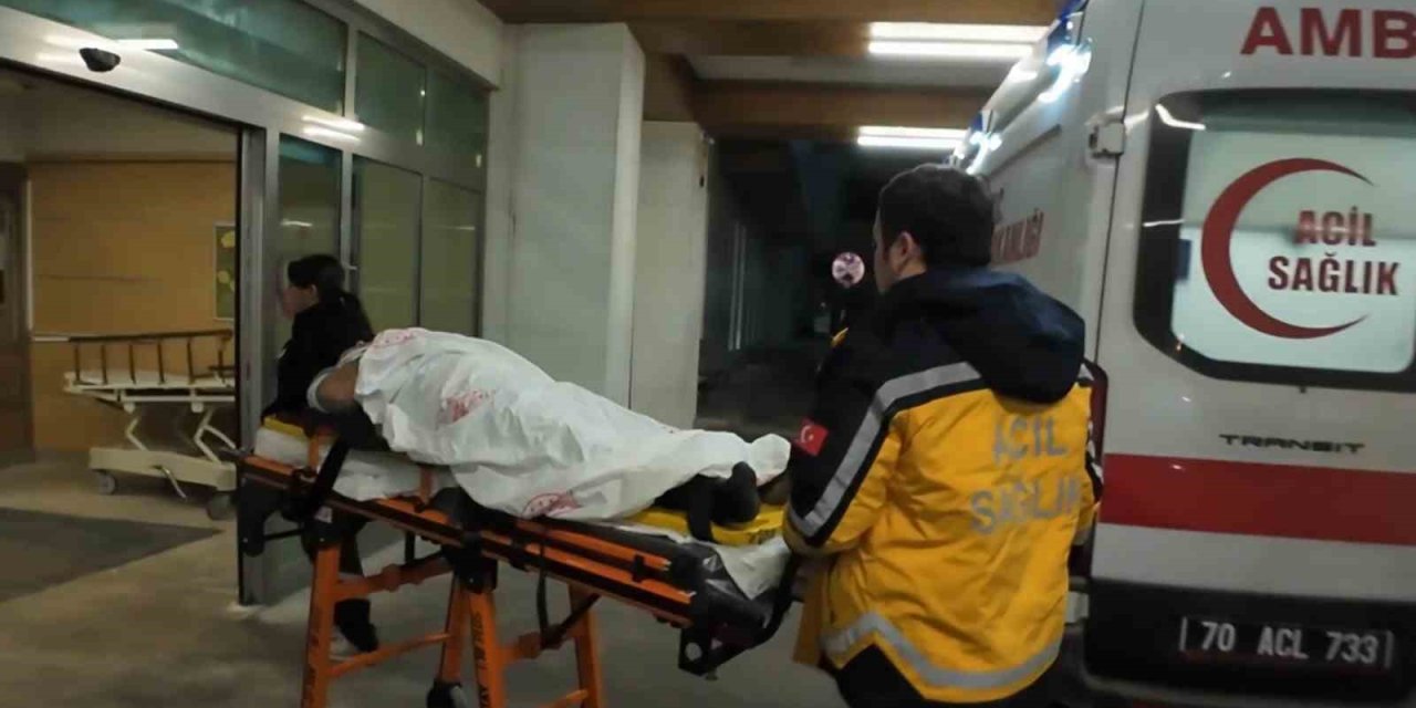 Karaman’da Evinin Penceresinden Düşen Şahıs Yaralandı