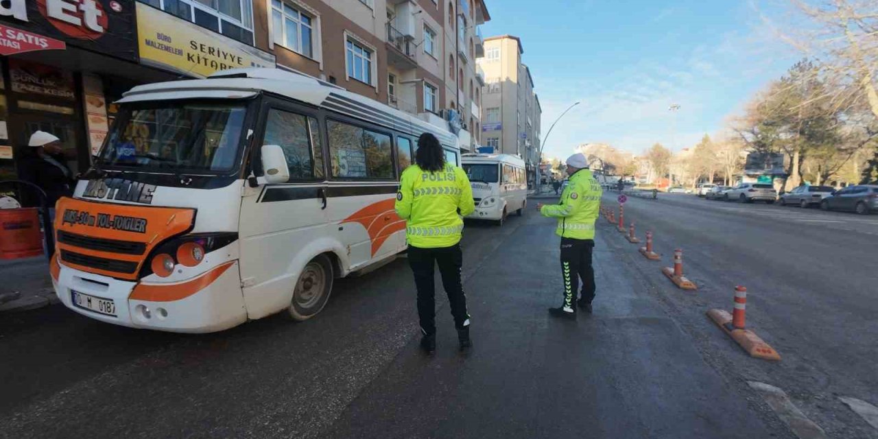 Karaman’da Toplu Ulaşım Araçları Denetlendi
