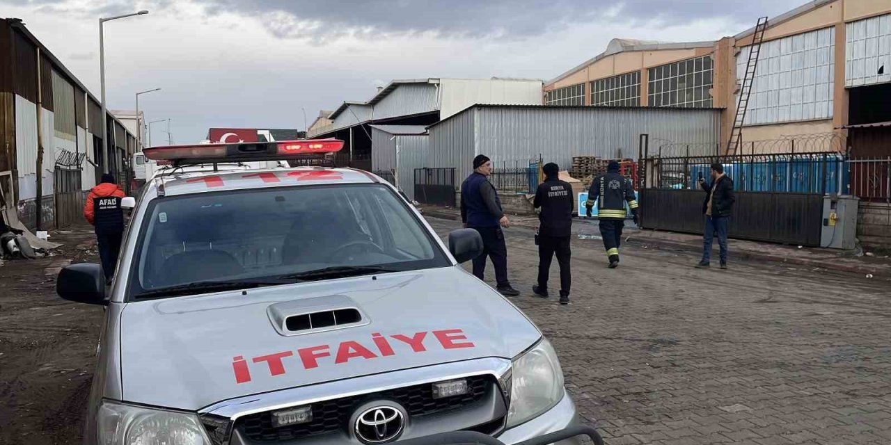 Konya’da Dondurma Deposunda Amonyak Gazı Sızıntısı: 1 İşçi Hastaneye Kaldırıldı