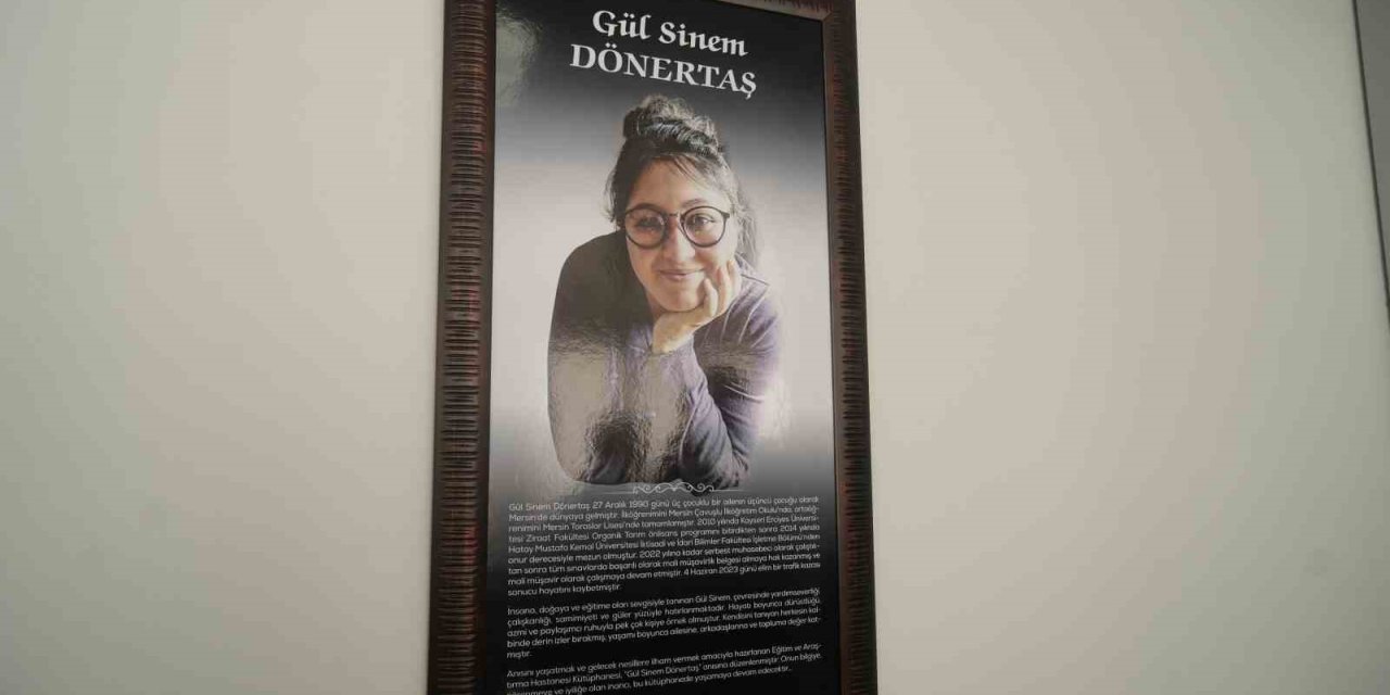 Gül Sinem Dönertaş’ın Anısı Niğde’de Kurulan Kütüphane İle Yaşatılıyor