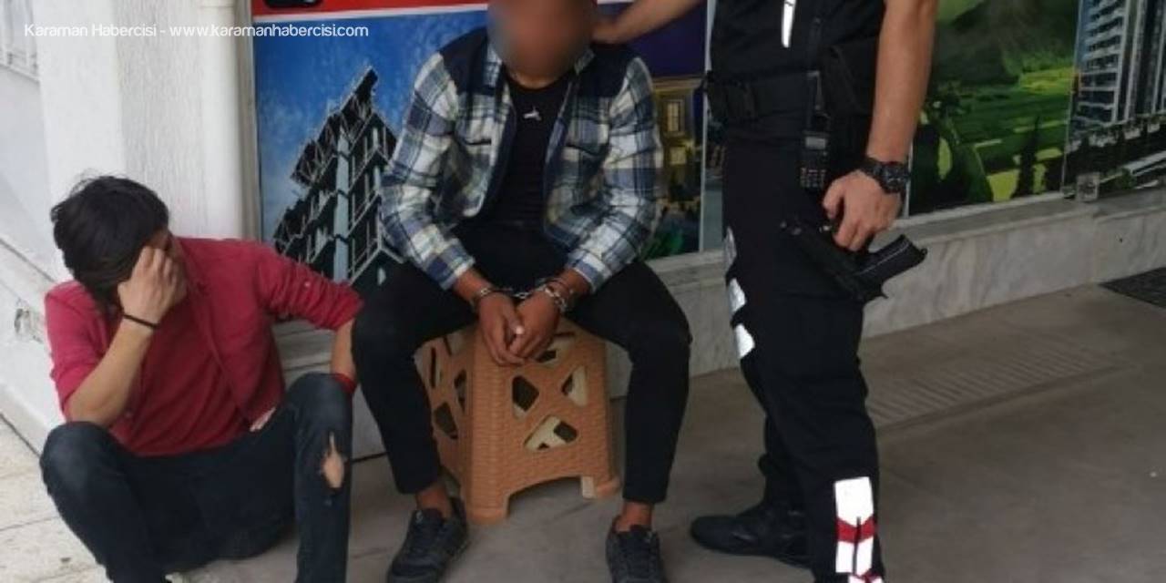 Okul Önünde Kurusıkı Tabancayla Yakalandı
