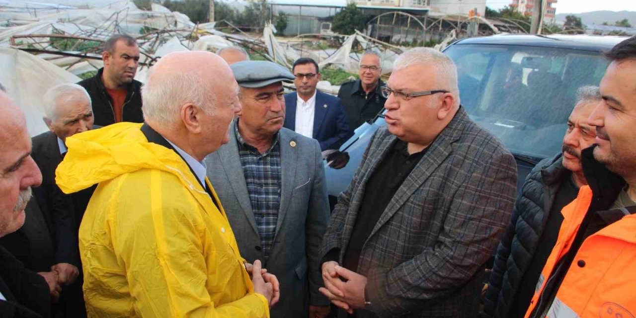 Şemsi Bayraktar’dan Sel Ve Hortumdan Zarar Gören Antalyalı Üreticiler İçin Destek Talebi