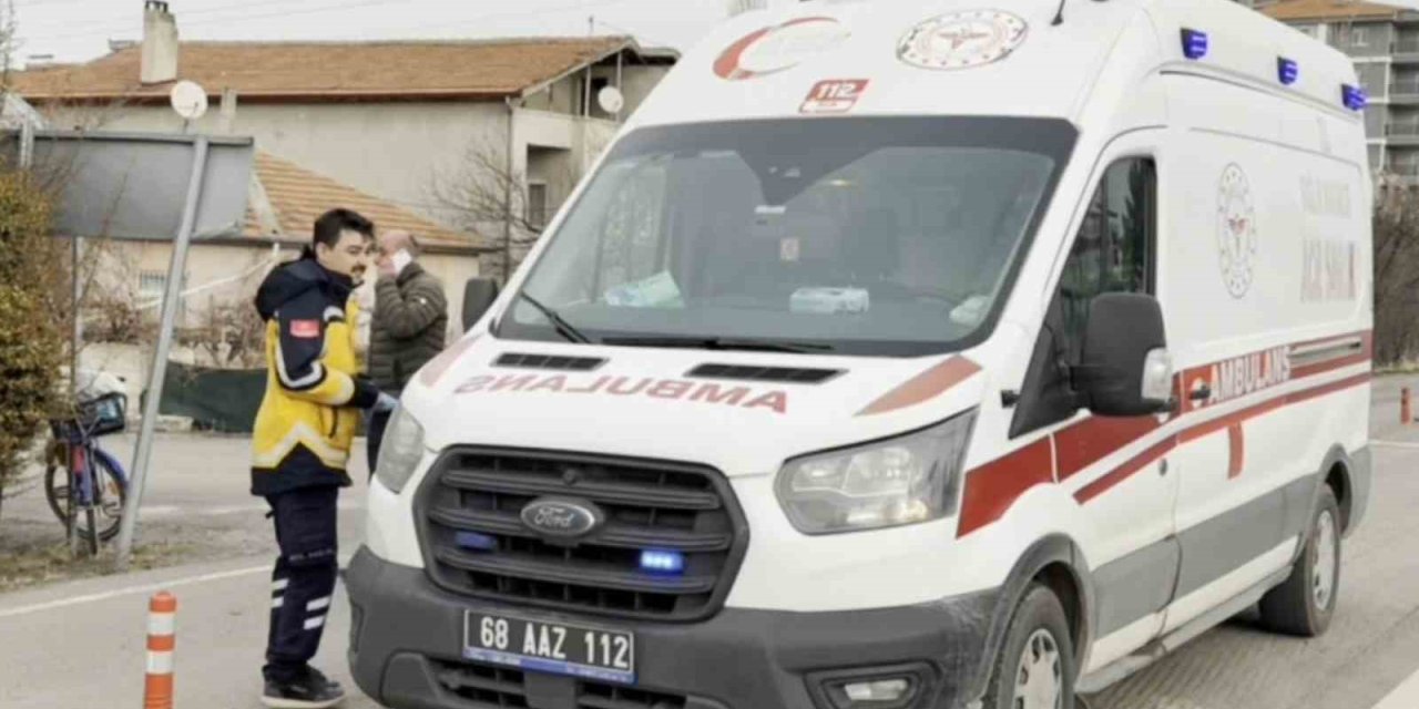 Kamyonet Bisiklete Çarptı: 1 Yaralı