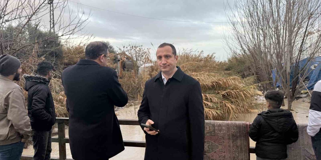 Tarsus’ta Yağmurdan Zarar Gören Bölgede İnceleme