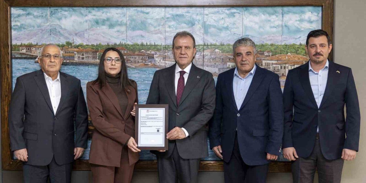 Mersin Büyükşehir Belediyesi Altyapıda Kaliteyi Akreditasyonla Tescilledi