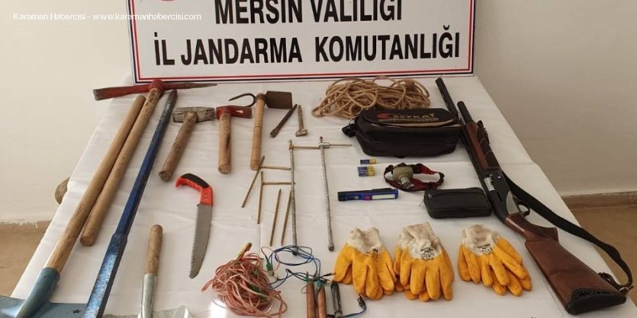 İzinsiz Kazı Yapan 5 Şüpheli Suçüstü Yakalandı