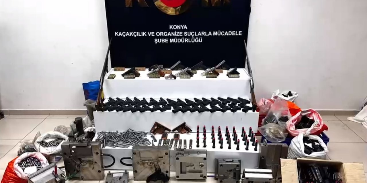 Konya’da Yasa Dışı Silah Operasyonu