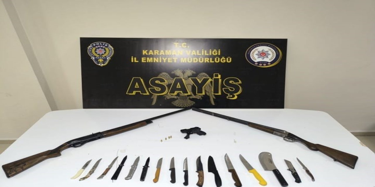 Karaman’da Aranan 11 Kişi Tutuklandı